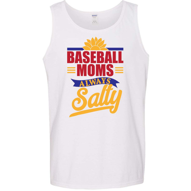  Baseball Moms Always Salty Graphic Tee 