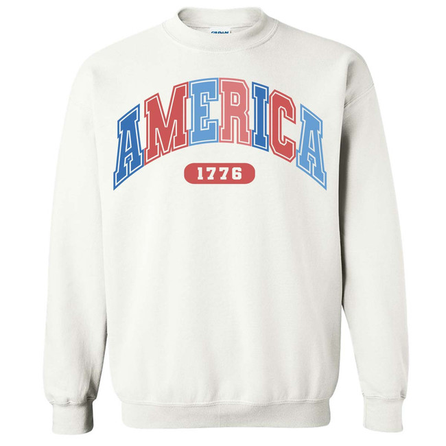  America 1776 Patriotic Graphic Tee 