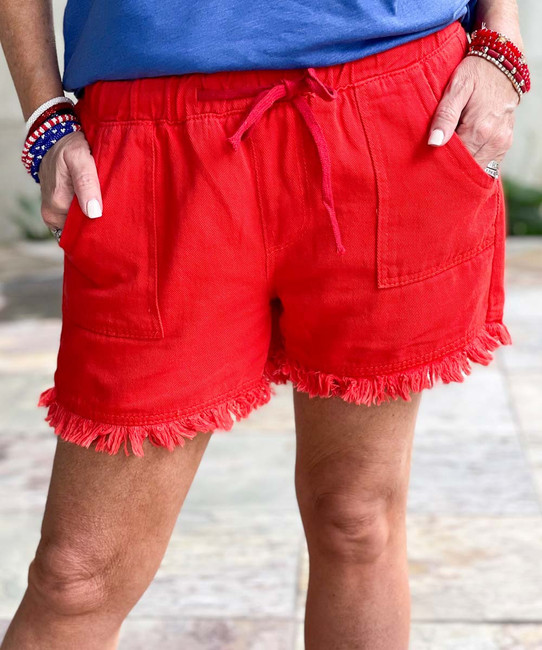 FRAME Le Brigitte frayed denim shorts | NET-A-PORTER