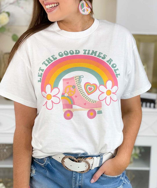  Let The Good Times Roll Graphic T-Shirt 