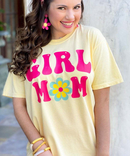  Girl Mom Comfort Colors T-Shirt 