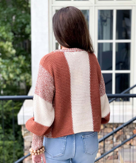  Oh So Comfy Sweater - Rust 