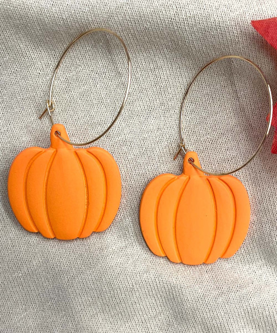  Farm Fresh Pumpkins Earrings 