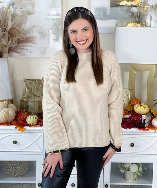  Zip Me Up Sweater - Taupe 