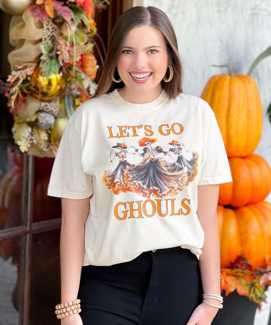  Let's Go Ghouls Comfort Colors Shirt 