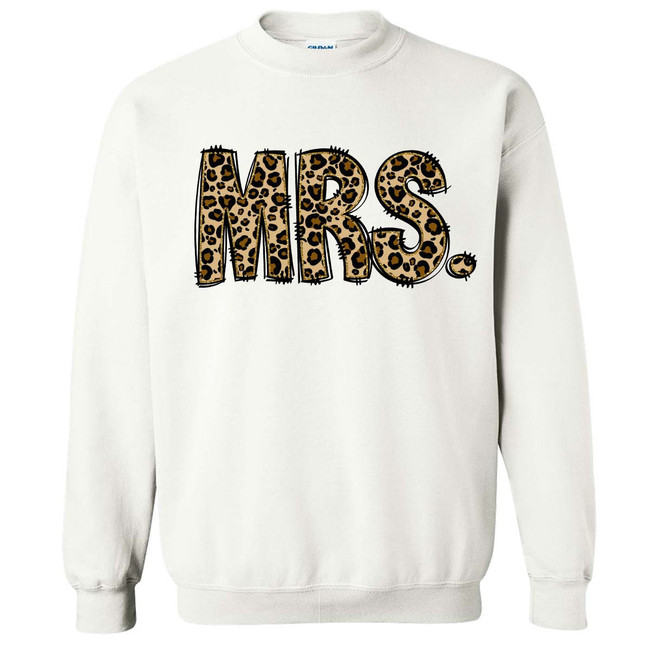 leopard Mrs. graphic tee