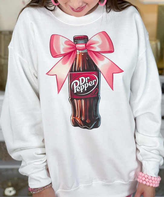 Dr. Pepper Sweatshirt Close UP