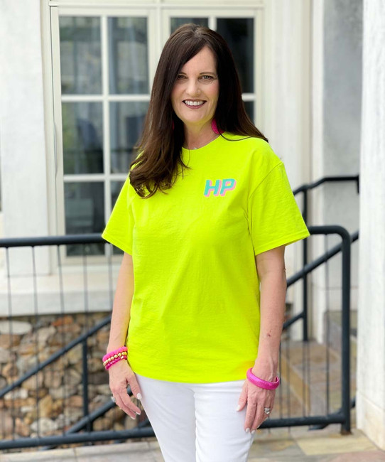 Neon Monogrammed Tee Shirt
