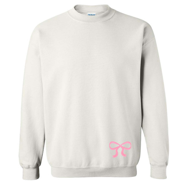 【Paragraph】22SS★ Shield Embroidery Sweatshirt (No.6) Embroidered Bow Sweatshirt