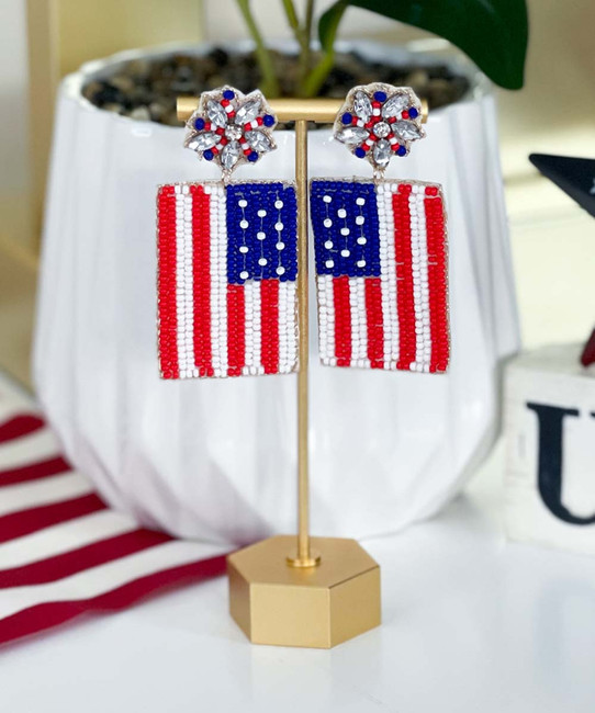 old glory earrings