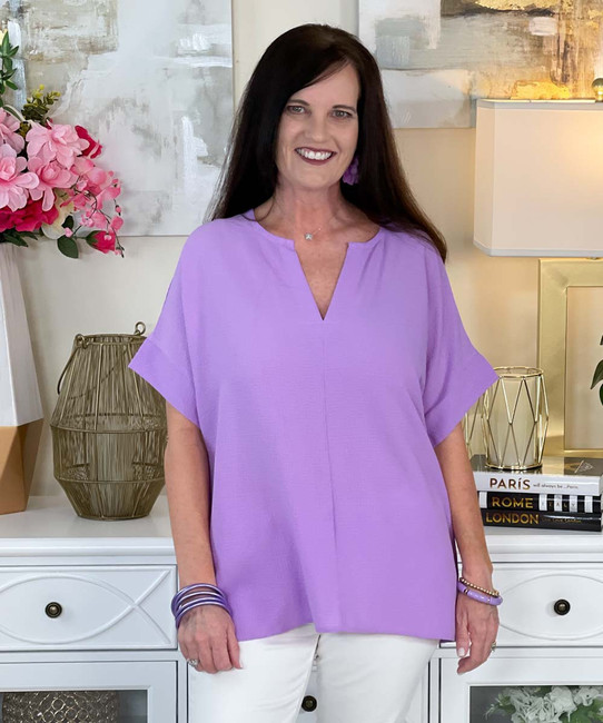 on cloud 9 top lavender
