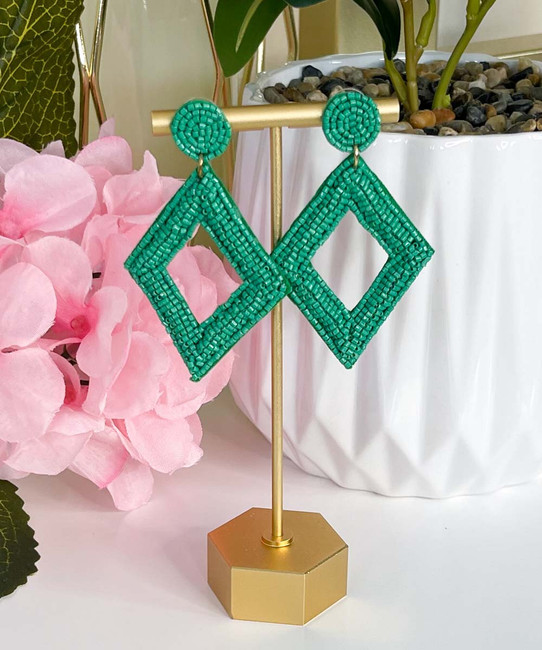 feeling the pressure earrings green
