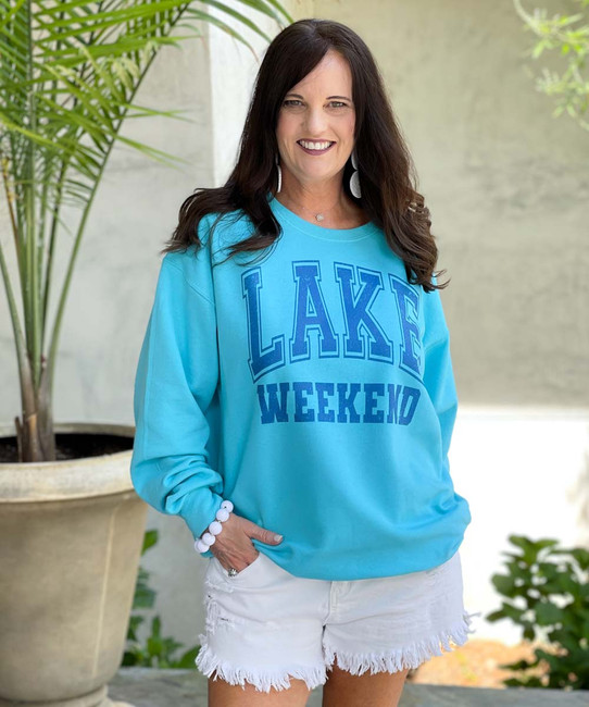 lake weekend sweatshirt