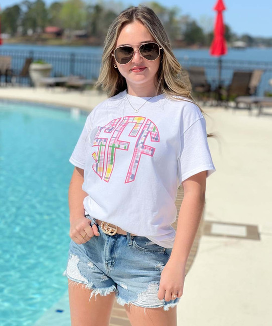 Personalized Madras Graphic Tee