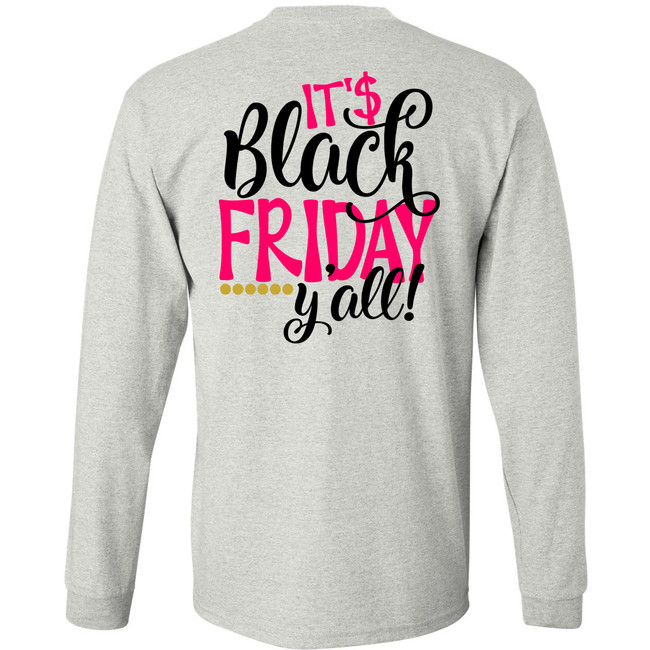 Monogrammed Black Friday Long Sleeve T-Shirt