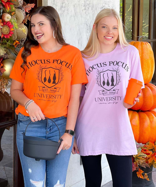 Hocus Pocus University Bella Canvas Tee