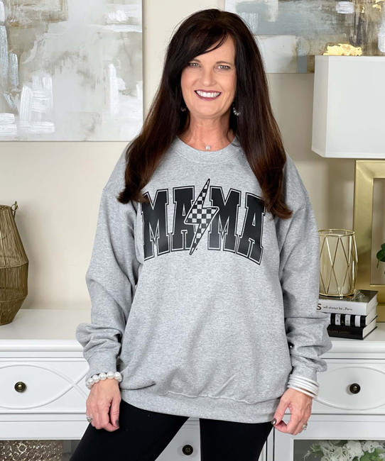 mama lightning bolt sweatshirt