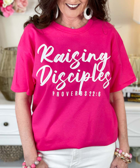 raising disciples tee close up