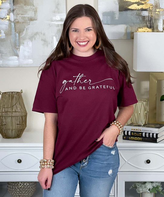 gather and be grateful tee