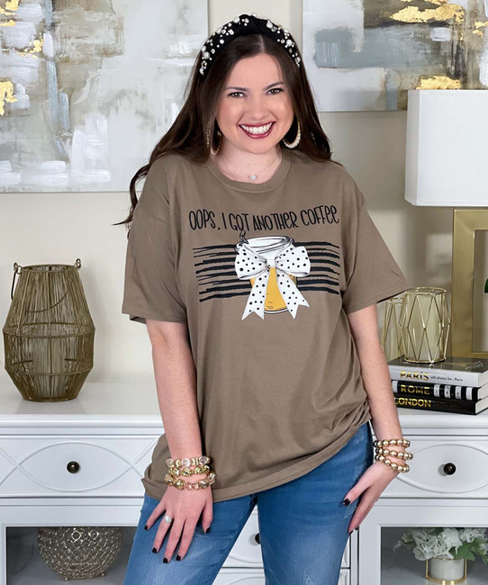 oops i got another coffee hot coffee tee
