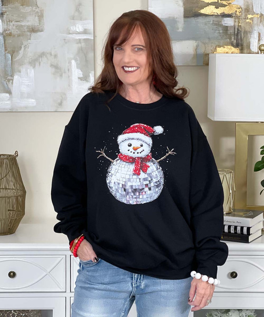 Disco Snowman Sweatshirt