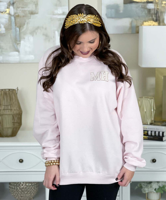 light leopard monogram sweatshirt far off