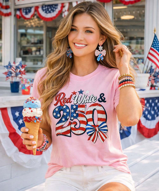 red white and 250 tee model image