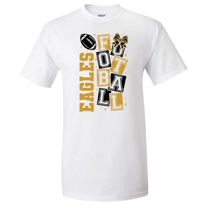 Customized Football Graphic Tee