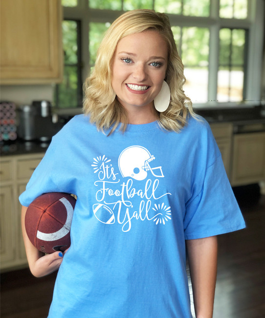 Its Football Yall Bella Canvas Tee
