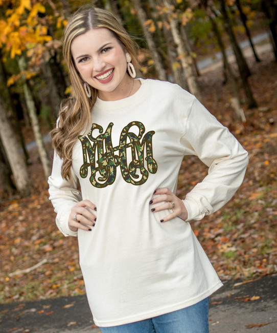 Monogrammed Camo Shirt