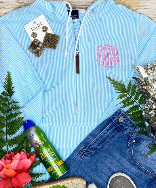 Monogrammed Bar Harbor Pullover