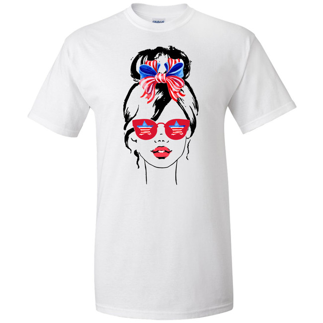 Patriotic Girl Graphic Tee