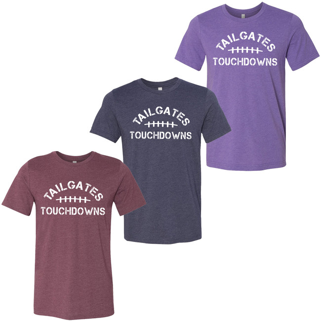 Tailgates And Touchdowns Bella Canvas Tee