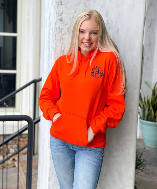 Monogrammed Hooded Sweatshirt