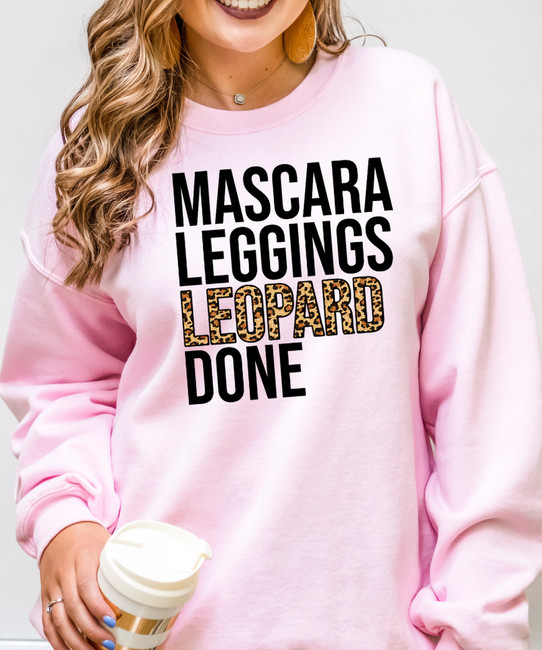 Mascara Leggings Leopard Done Tee