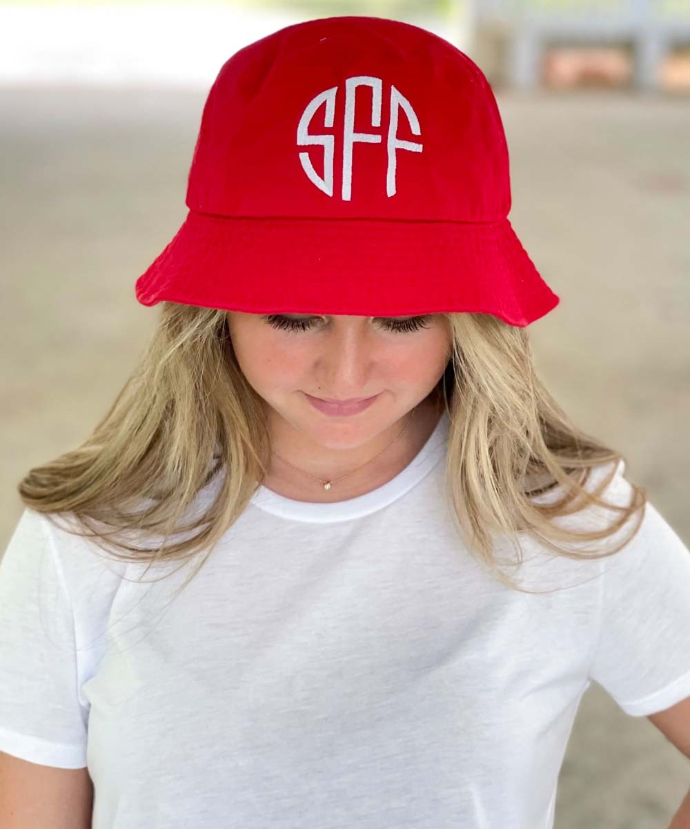 Monogrammed Bucket Hat