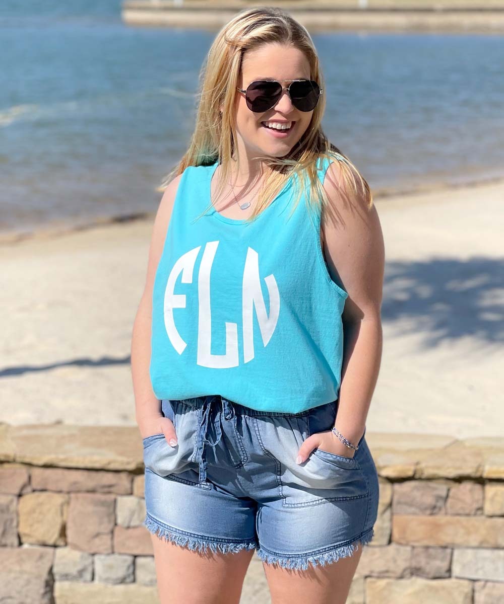 Embossed Monogram Sporty Tank Top - Women - Ready-to-Wear