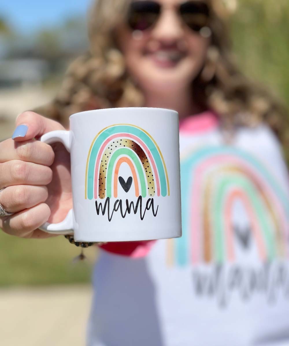 15 oz Rainbow Boy Mom Ceramic Coffee Mug – Emma K Designs