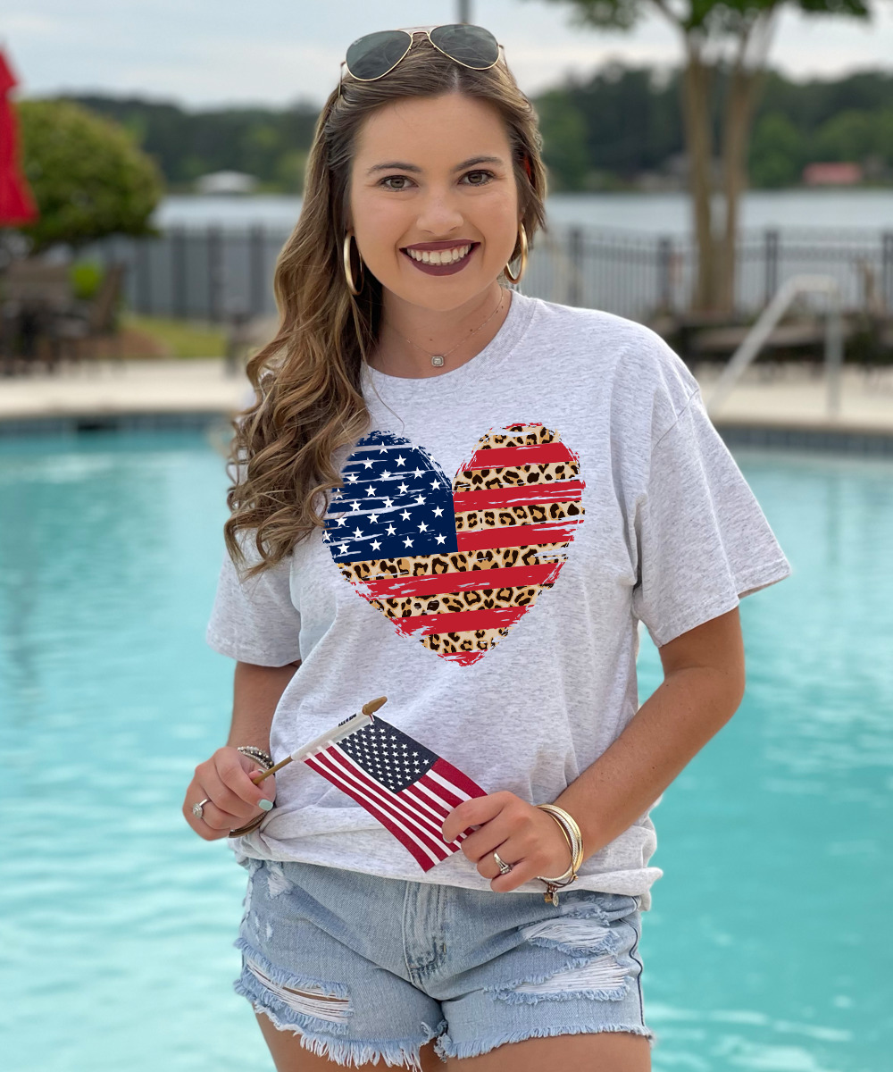 Leopard Patriotic Shirt