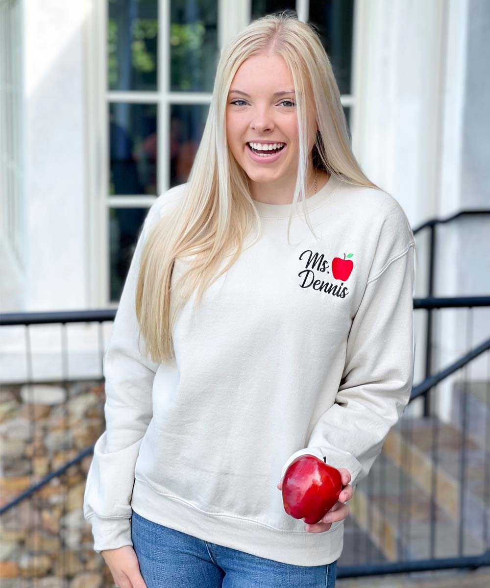 Personalized Teacher Sweatshirt