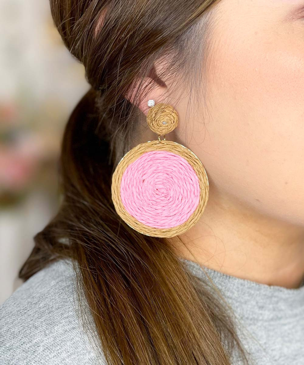 Straw Earrings