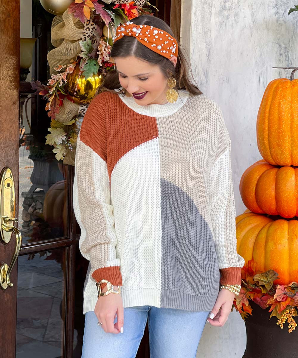 Fp Colorblock Sweater Colorblock Sweater