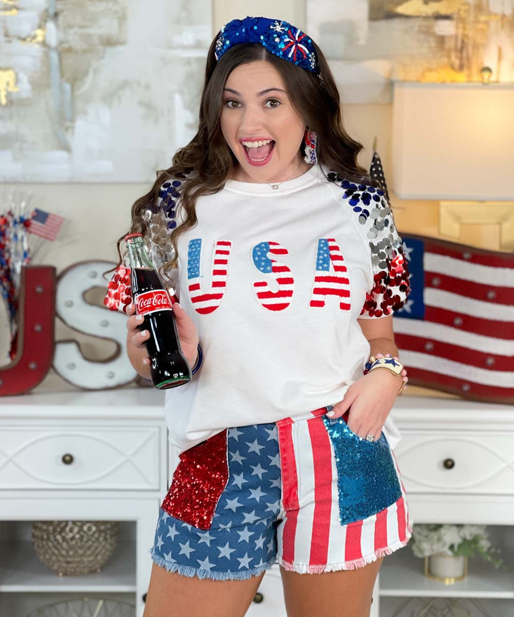USA Sequin Top USA Sequin Top