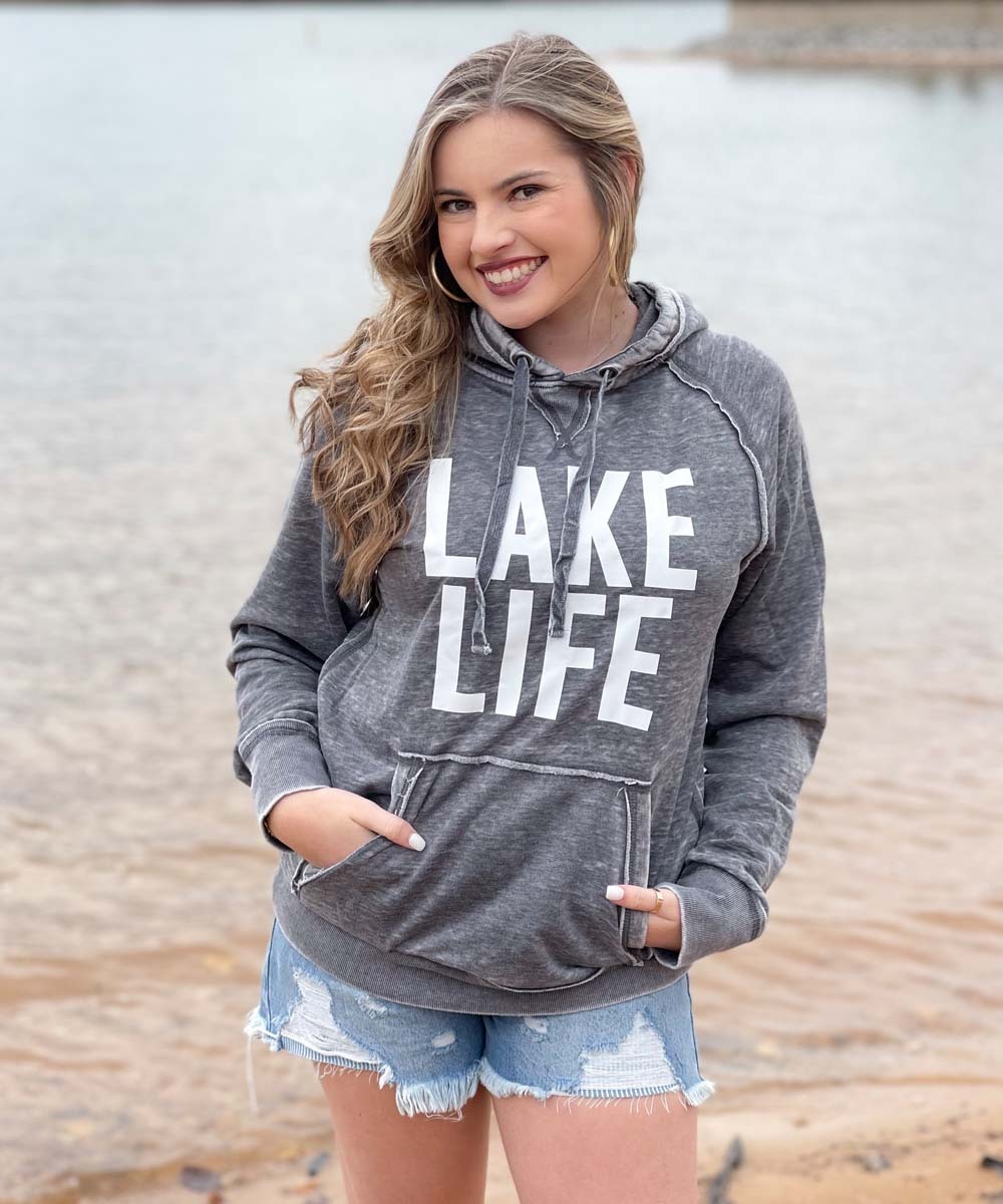 Lake Life + Lake Vibes Tote Bags