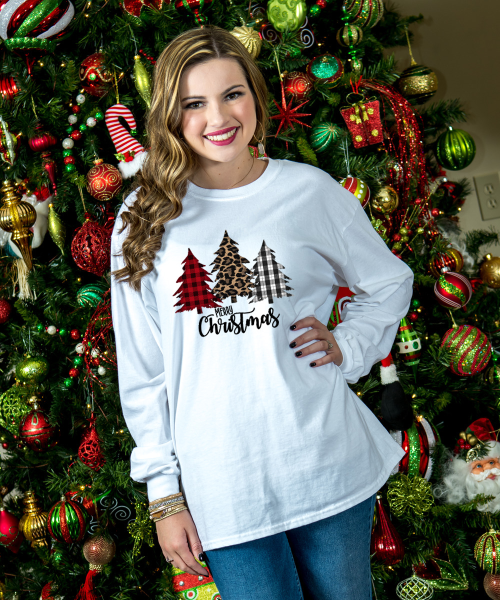 buffalo plaid christmas sweater