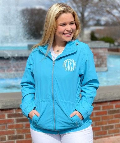 Born to Be Sassy Monogrammed Microfleece Full Zip Jacket