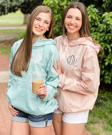 Pull Over Windbreaker Jacket With Monogram Fully Lined With 