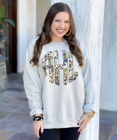 Cotton Cashmere Leopard Novelty Shirt