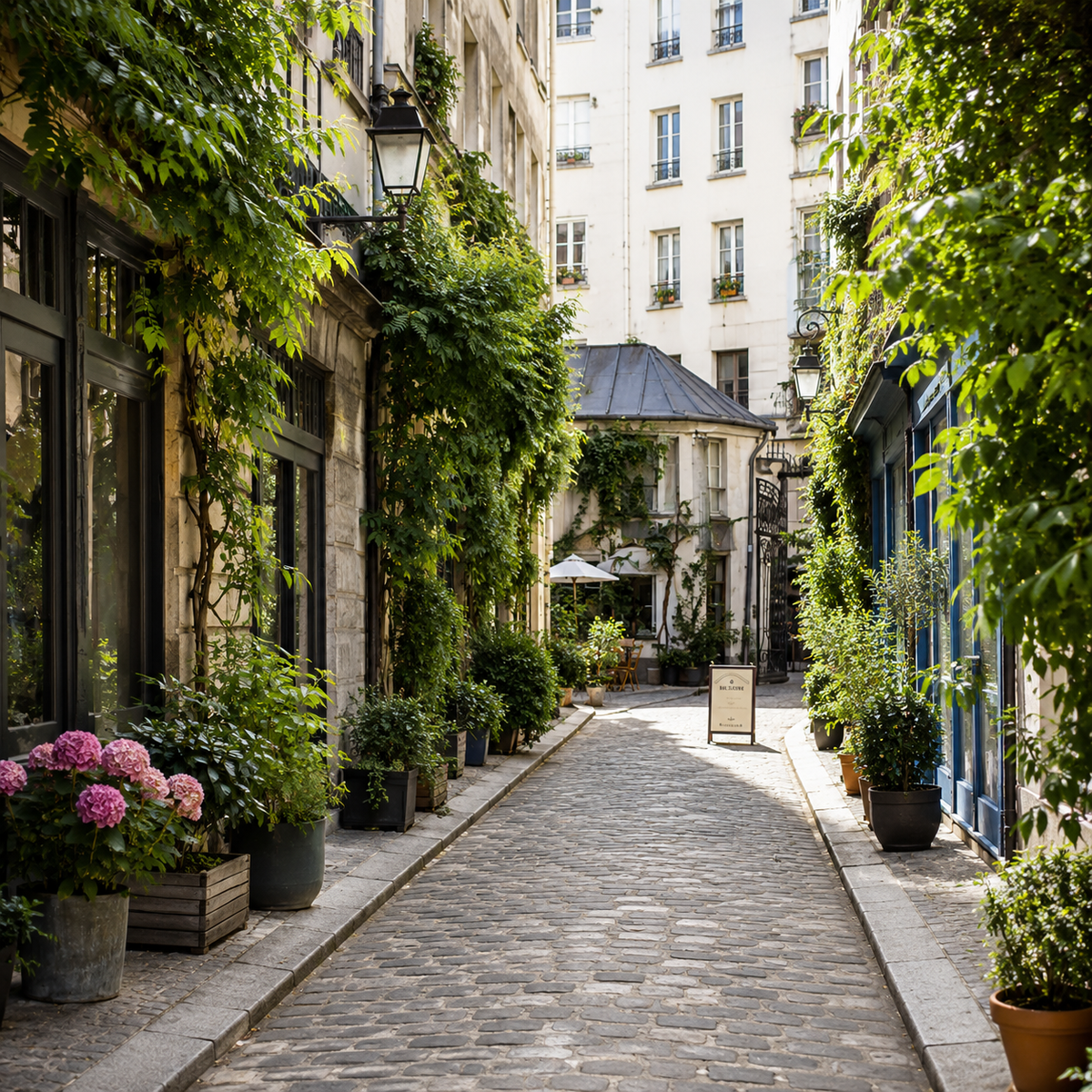 Cour Damoye – Creative Stillness by Place de la Bastille
Tucked beside the bustle, this hidden passage offers calm ateliers, ivy-covered walls & timeless Paris charm. Curated by TLC Paris Concierge.