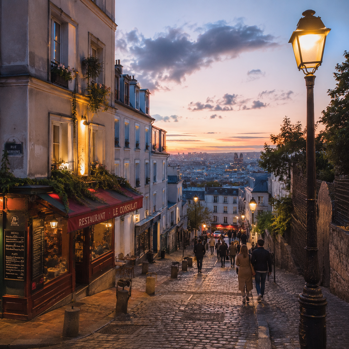 As golden light fades over cobbled hills & artists' corners, Montmartre glows with romance & mystery. Let TLC Paris Concierge guide your twilight walk.
